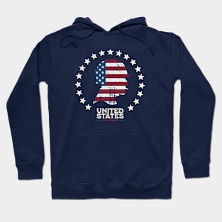 American Soldier: Home of the brave. Land of the free Hoodie